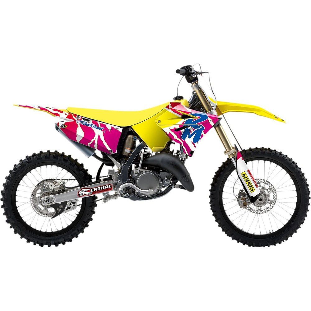 BLACKBIRD RACING Dekorsatz mit Sitzbankbezug Retro Suzuki RM