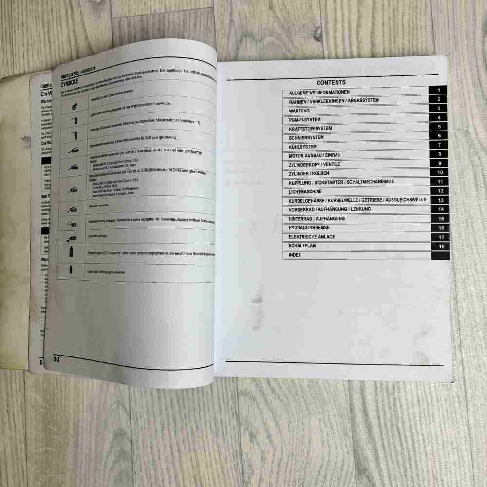 HONDA CRF 250 R 2014 64KRN60 Motorrad-Handbuch gebraucht