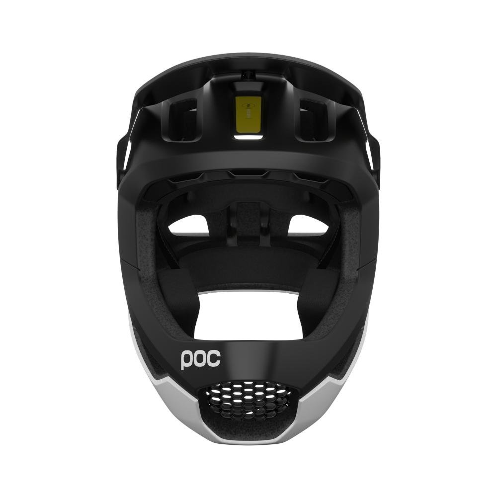 POC Otocon Race Mips MTB Helm uranium schwarz/weiss matt