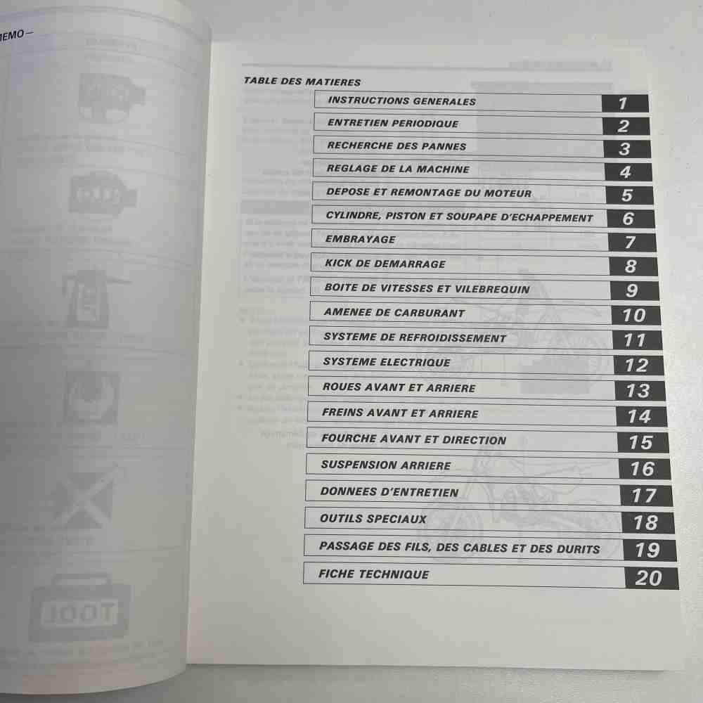 SUZUKI RM80/80X 2000 99011-02B75-04F Motorrad-Handbuch gebraucht