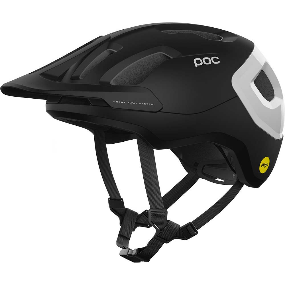 POC Axion Race Mips MTB Helm uranium schwarz matt/weiss