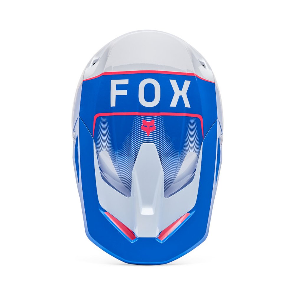 FOX YOUTH V1 COLLECT HELMET Motocross Helm für Kinder Open Blau