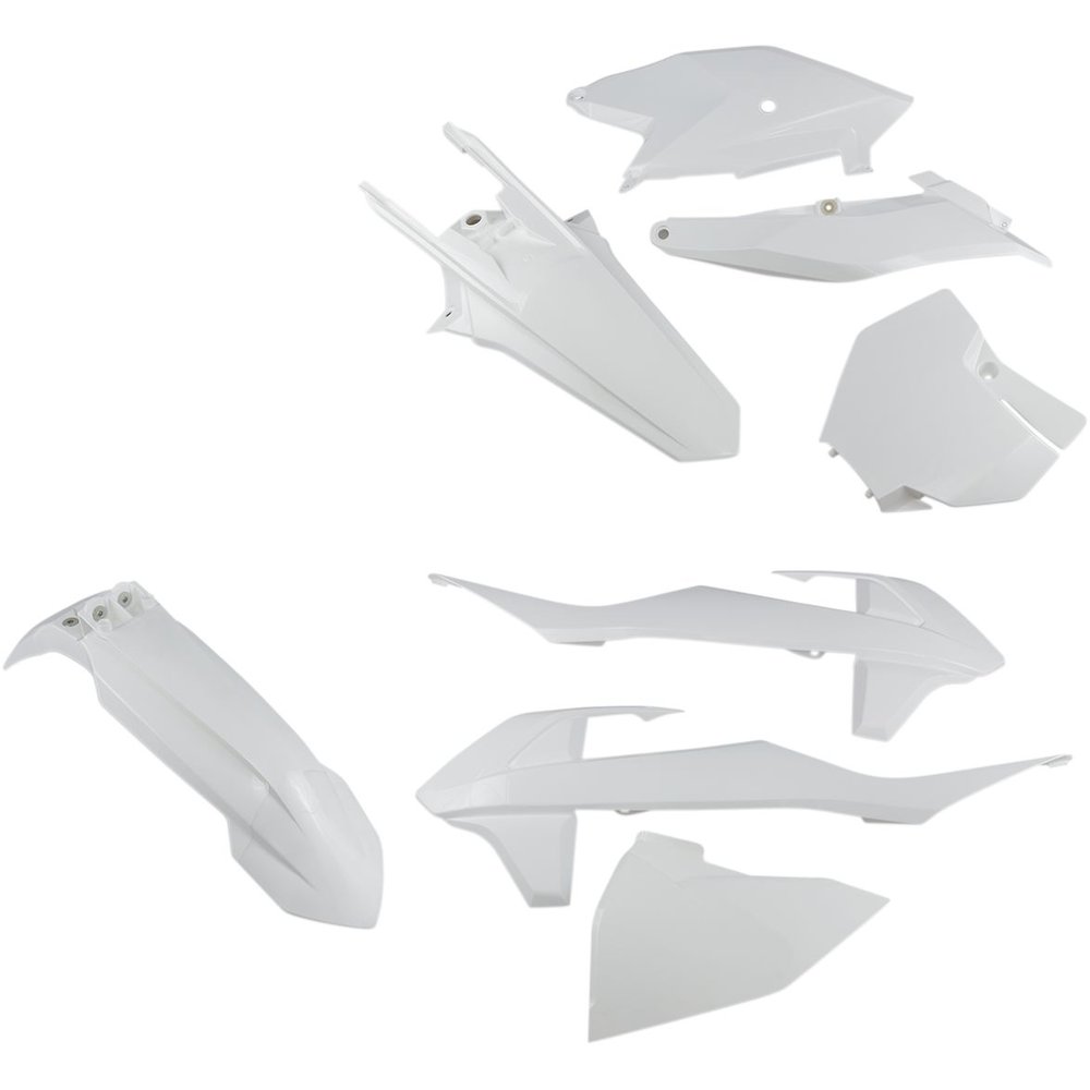 UFO Komplettes Karosserie-Kit Plastikteile passend für KTM 85 18- weiss