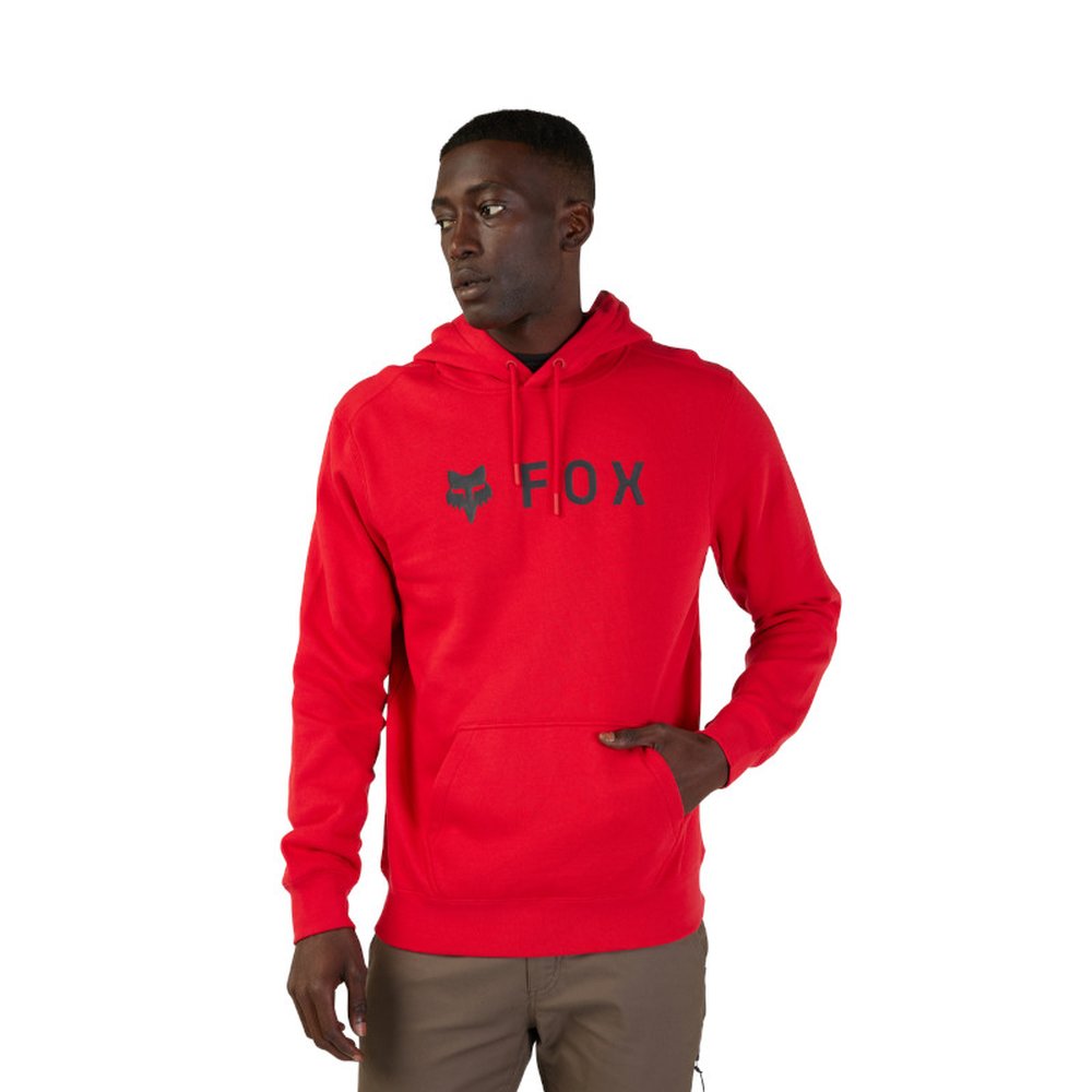 FOX ABSOLUTE FLEECE PO Hoodie Kapuzen Pullover Flame Rot