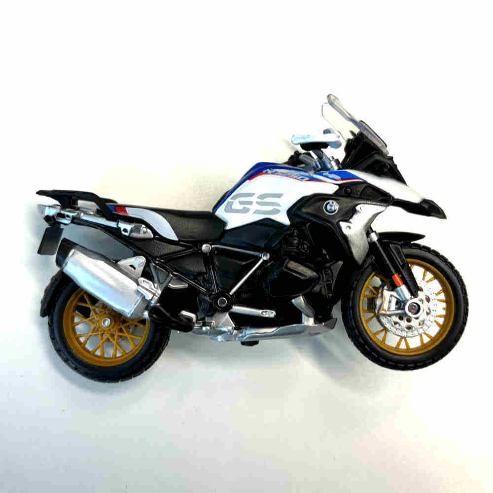 bmw-gs-r1250-1-18-modell_1 MAISTO BMW R1200 GS Motorrad Modell Maßstab: 1:18