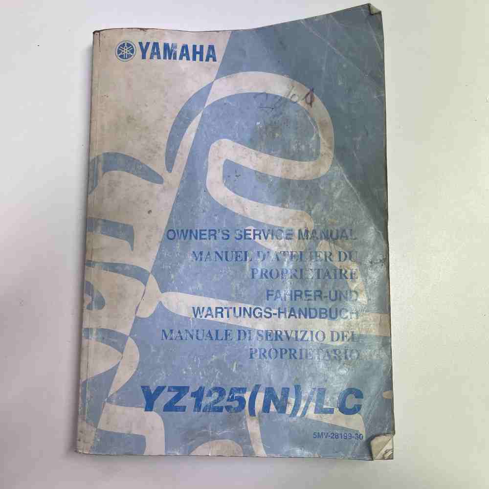 YAMAHA YZ 125 (N)/LC 2001 5MV-28199-30 Motorrad-Handbuch gebraucht