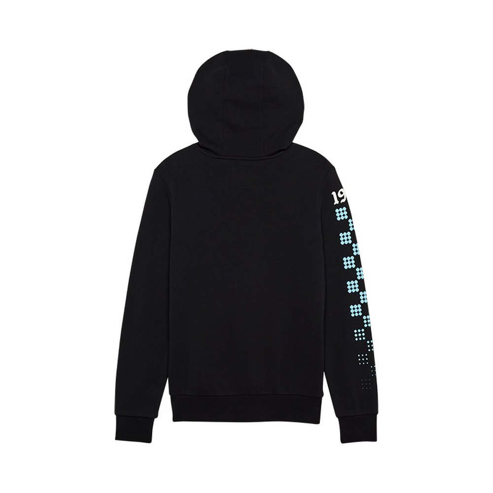 FOX W CHECK IT FLEECE PO Hoodie Kapuzen Pullover Black