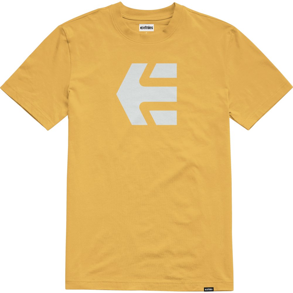 ETNIES Icon Tee T-Shirt gelb weiss