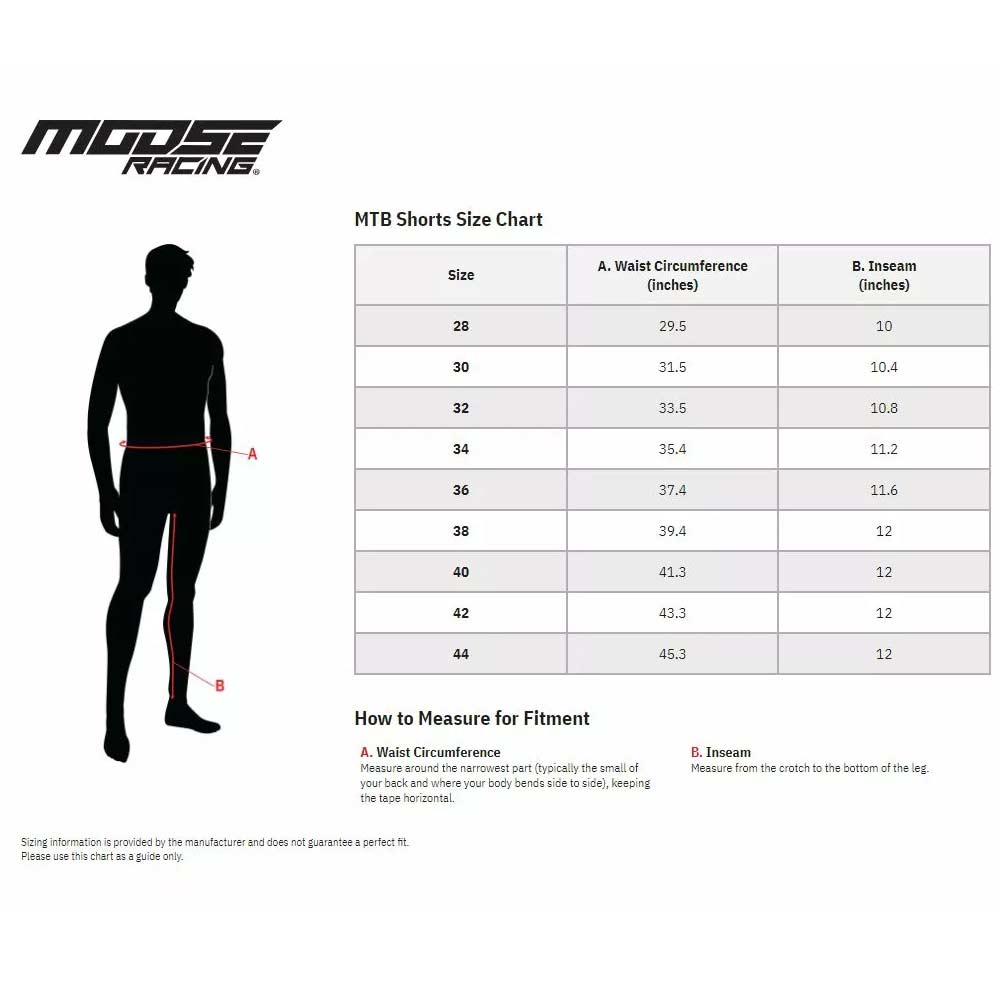 MOOSE RACING Shorts kurze MTB Hose schwarz