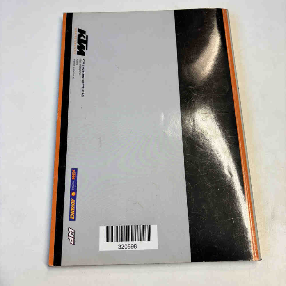 KTM 400/520 SX/MXC/EXC Racing 320598 2001 Motorrad-Handbuch gebraucht