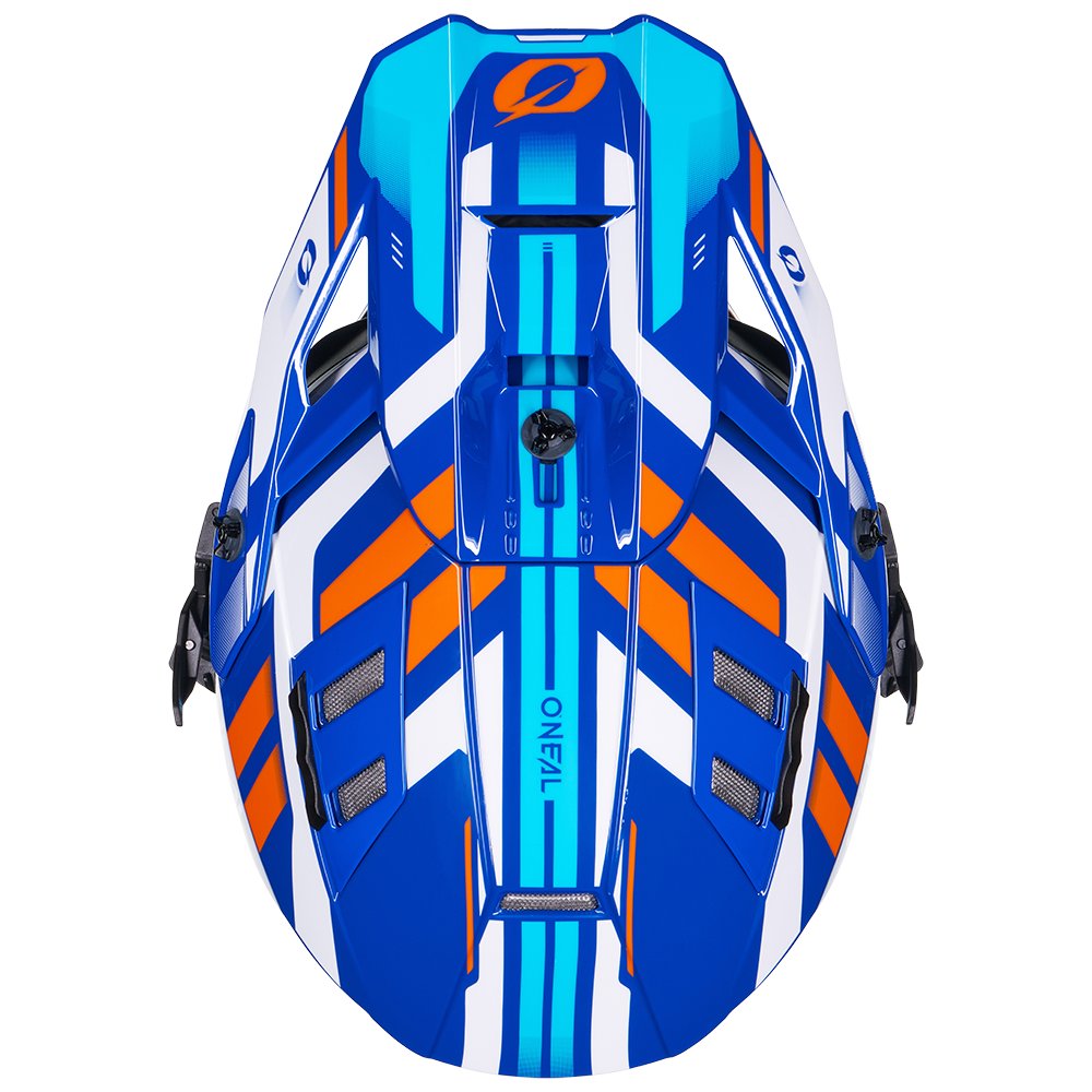 ONEAL EX-SRS Motocross Helm Dust blau/orange ONEAL EX-SRS Motocross Helm Dust blau/orange