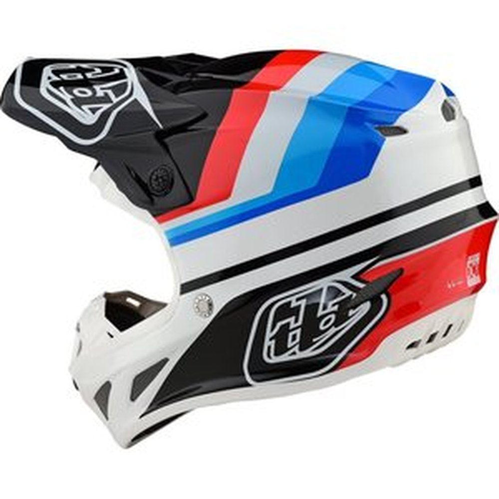 TROY LEE DESIGNS SE4 Mirage Motocross Helm schwarz weiß