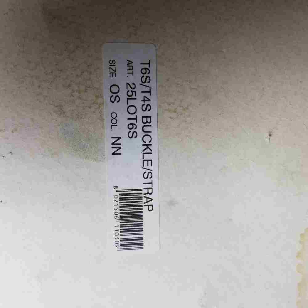 ALPINESTARS Strap Ratschenband + Buckle Schnalle Tech 6S/Tech 4S Retro 3er Pack schwarz