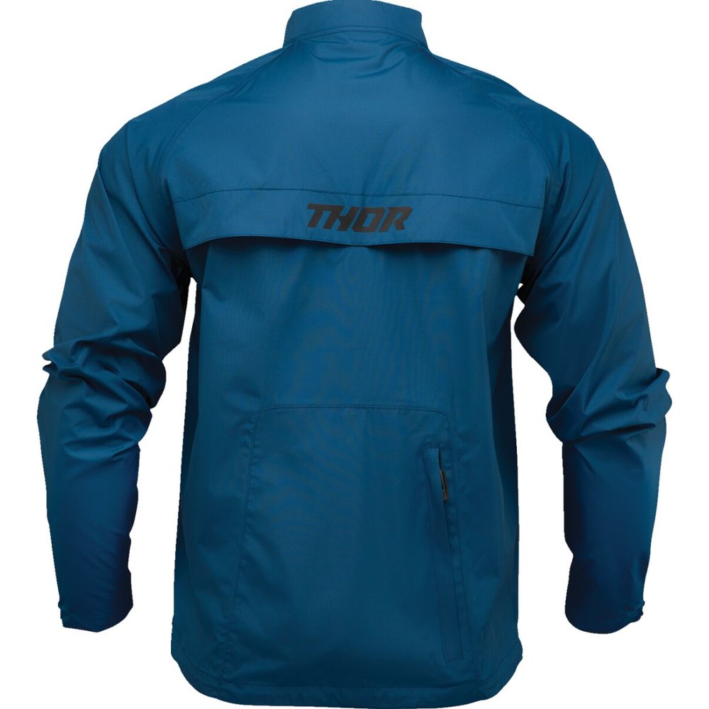 THOR Pack Winbreaker Jacke verstaubar Storm blau