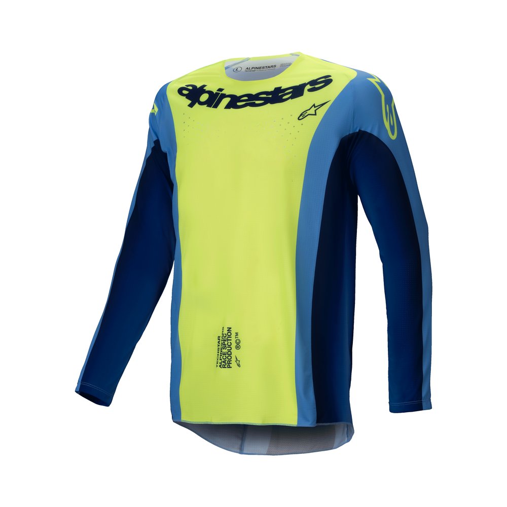ALPINESTARS Techstar Melt Jersey gelb blau ALPINESTARS Techstar Melt Jersey gelb blau