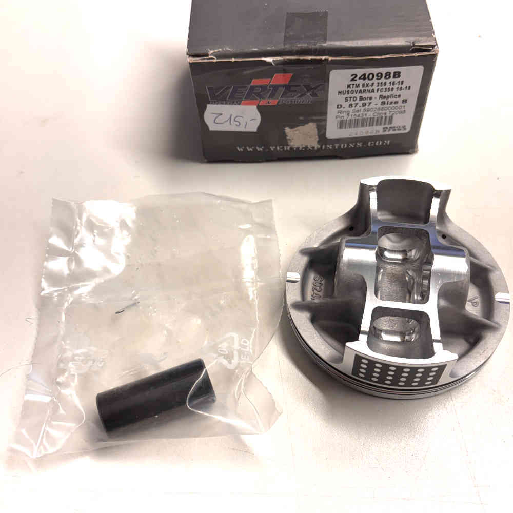VERTEX 24098B Kolben-Satz passend für KTM SX-F 350 16-18 / Husqvarna FC 350 16-18 ohne Ringe + Clips B