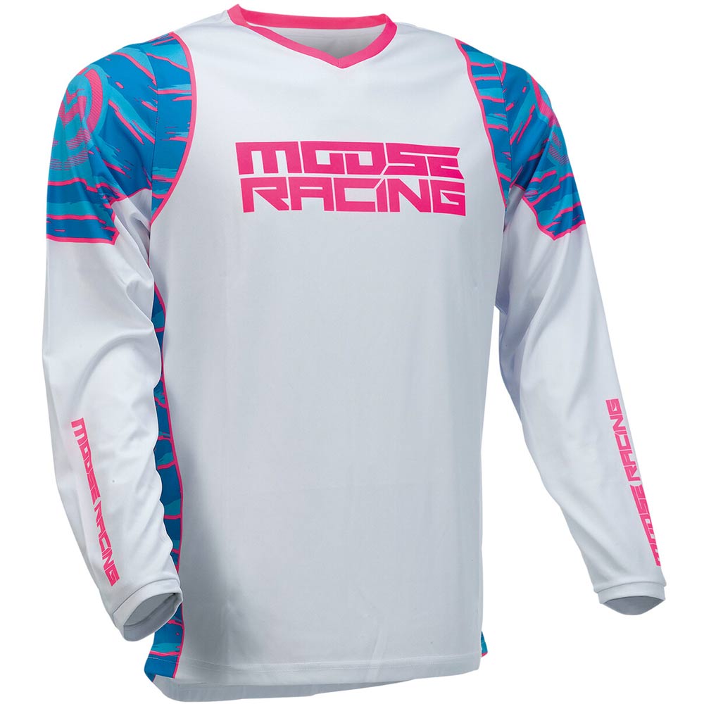 MOOSE RACING Qualifier Jersey blau pink