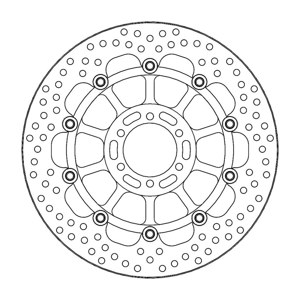 MOTO-MASTER Bremsscheibe Halo vorne