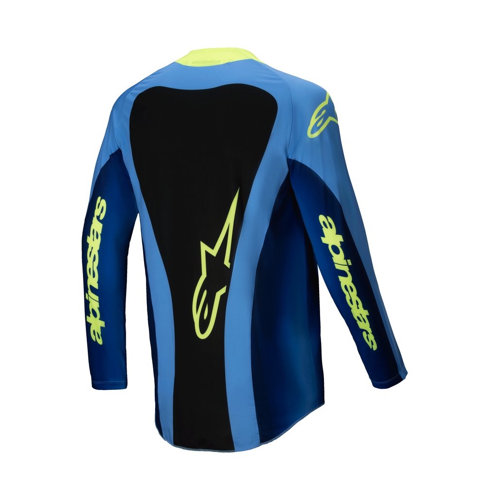 ALPINESTARS Techstar Melt Jersey gelb blau ALPINESTARS Techstar Melt Jersey gelb blau