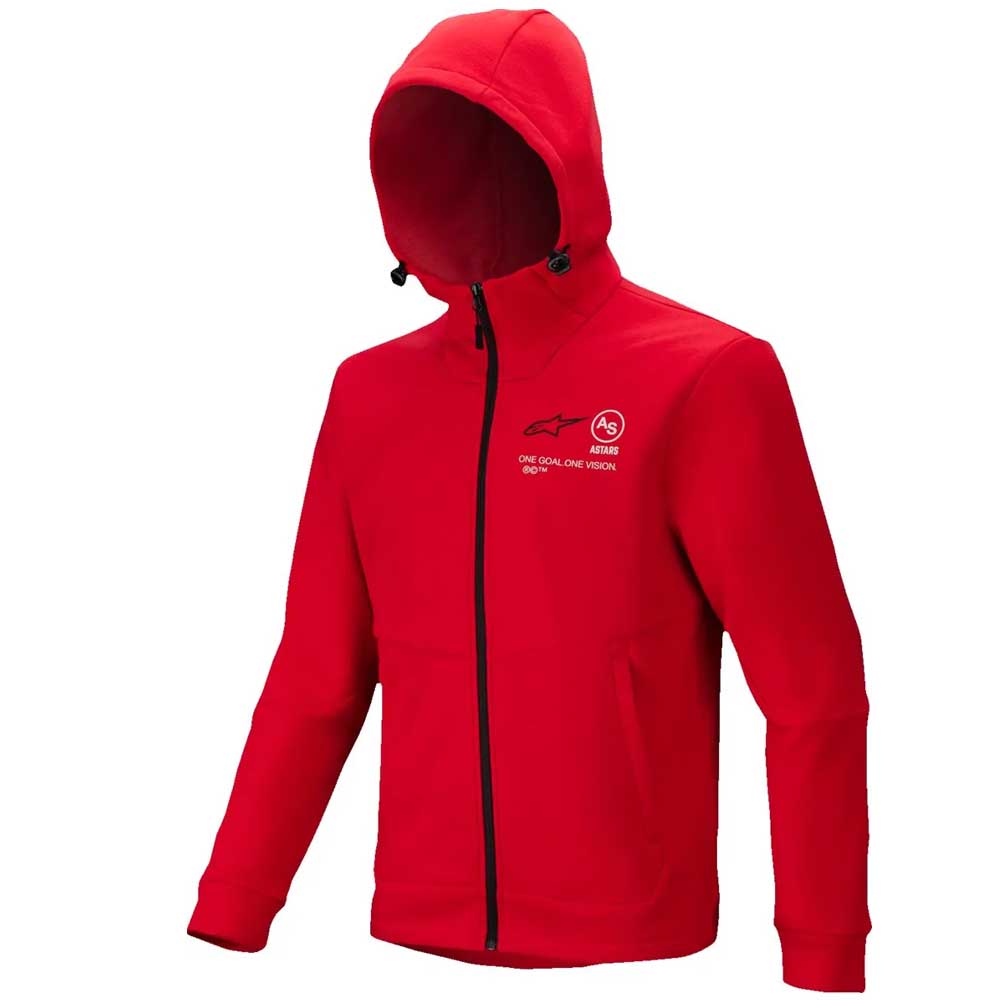 ALPINESTARS Racer MX Fleece Zip-Hoodie rot