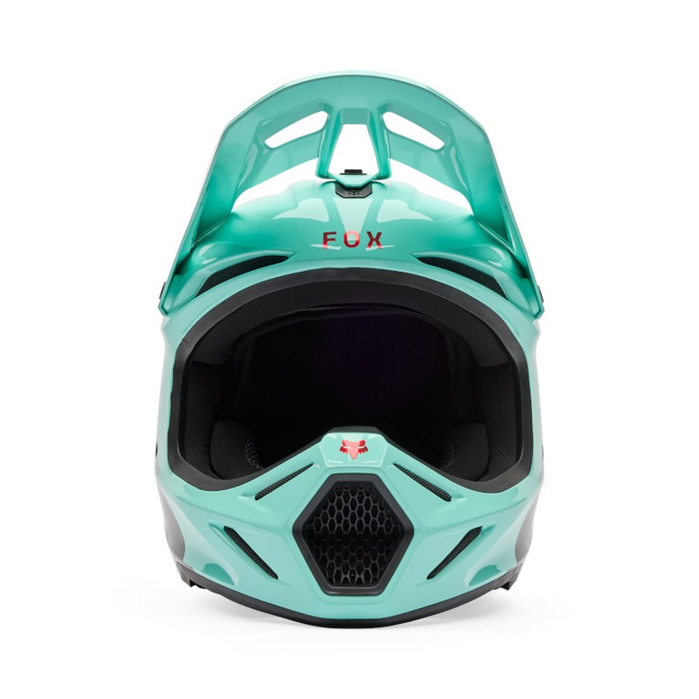 FOX V3 DRIP Motocross Helm Turquoise