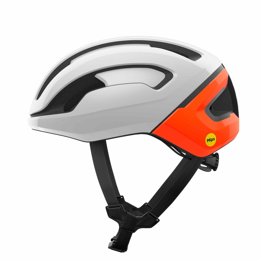 POC Omne Air MIPS Gravel Helm Hydrogen White/Fluorescent Orange