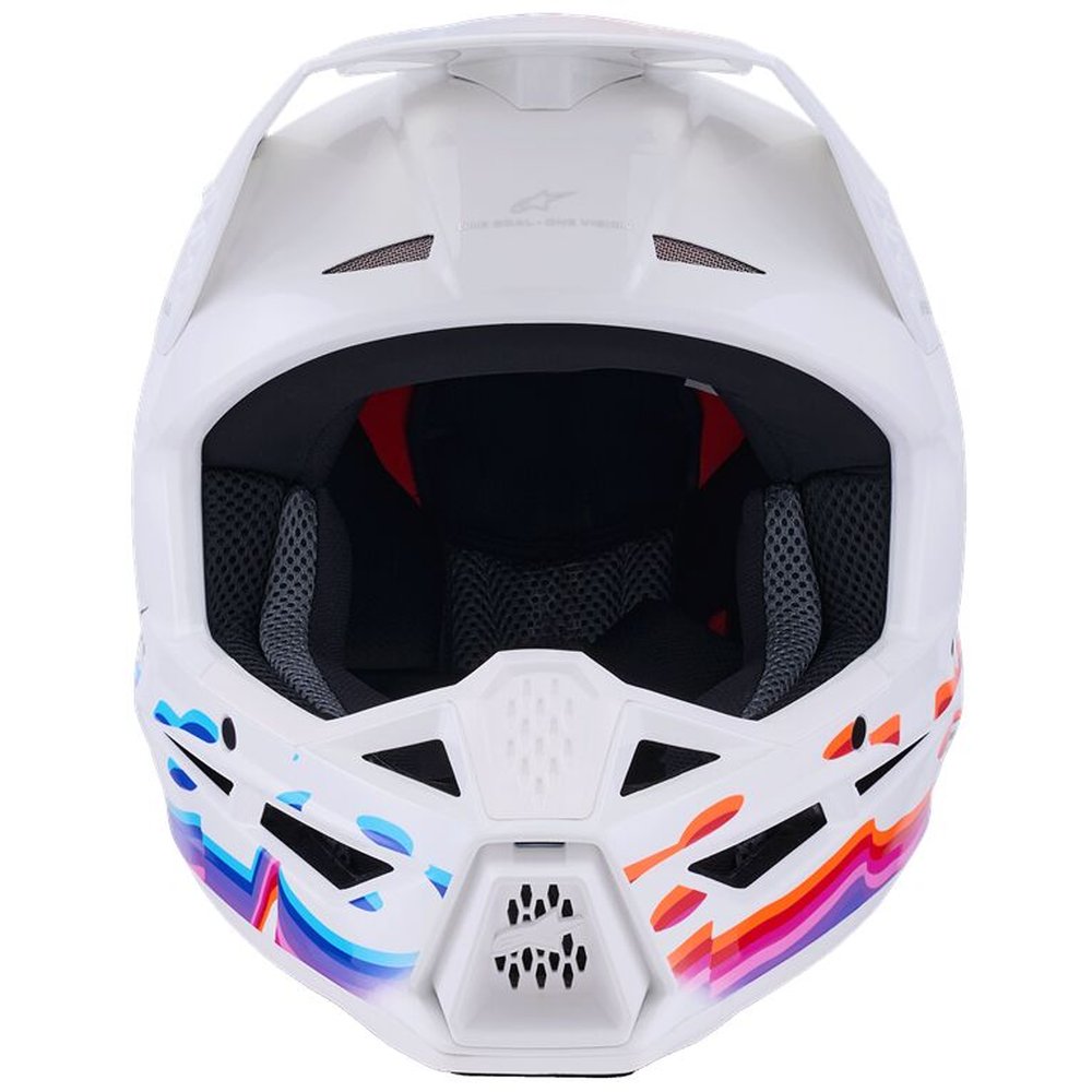 ALPINESTARS Supertech M3 Force Motocross Helm weiss-glossy ALPINESTARS Supertech M3 Force Motocross Helm weiss-glossy