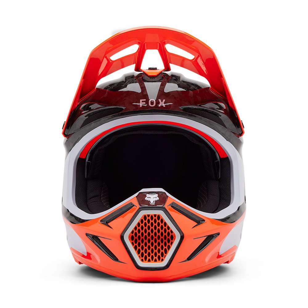 FOX V3 RS INFINITE Motocross Helm Neon Orange