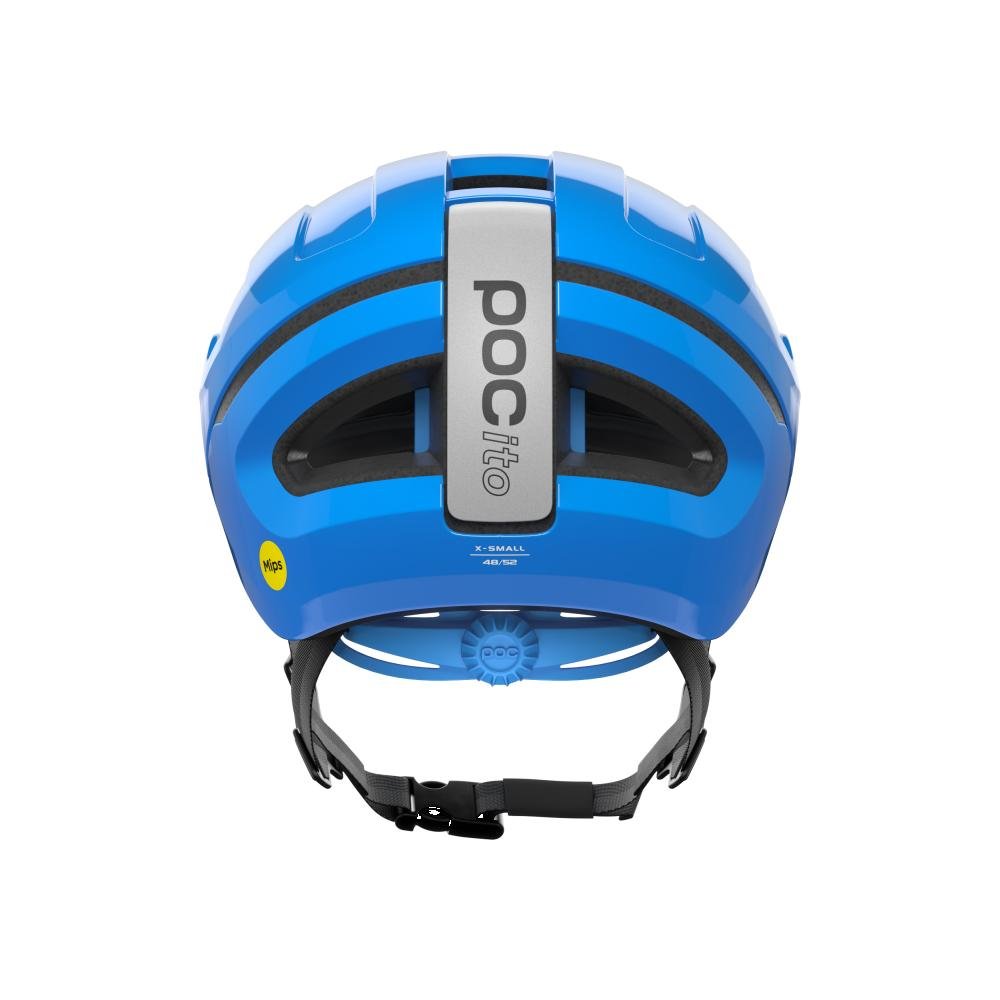POC POCito Omne Mips MTB Helm fluorescent blau