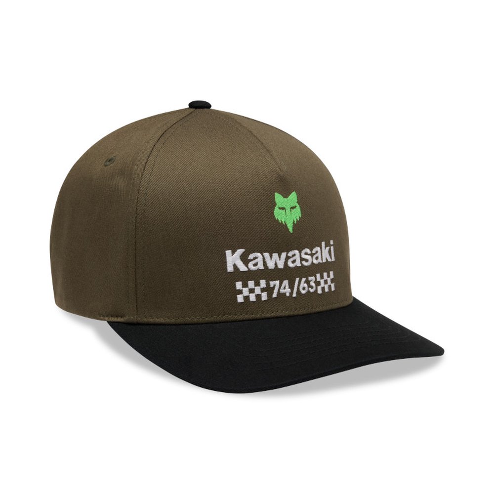 FOX KAWI FLEXFIT HAT Kappe Olive grün