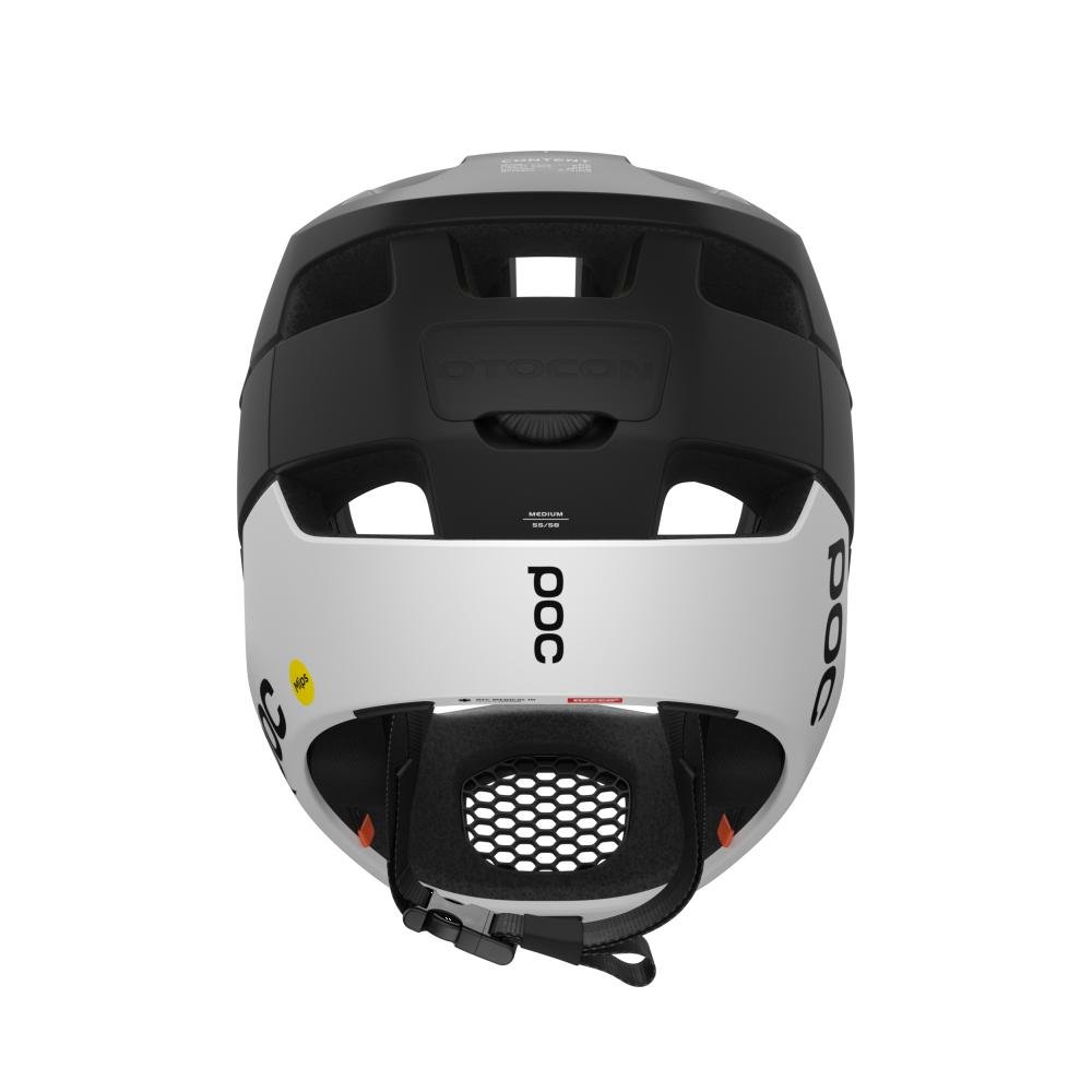 POC Otocon Race Mips MTB Helm uranium schwarz/weiss matt