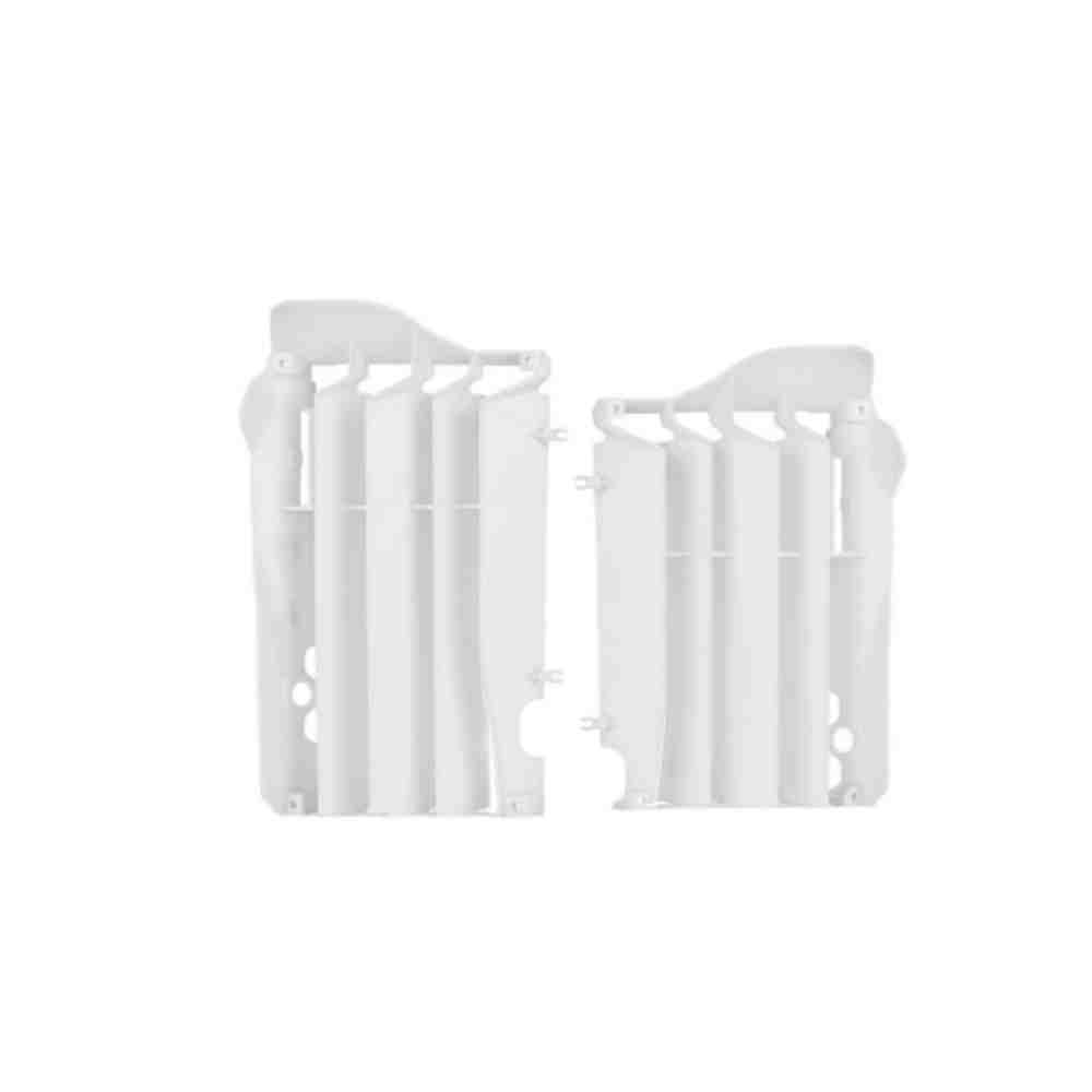 POLISPORT 8455800003 Kühlerabdeckungen passend für Honda CRF 450 13-14 weiss