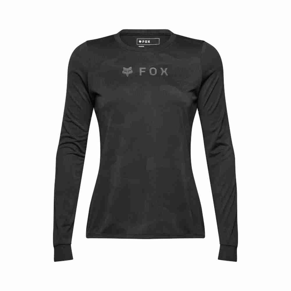 FOX WOMEN RANGER TRU DRI MTB Jersey langärmlig Schwarz