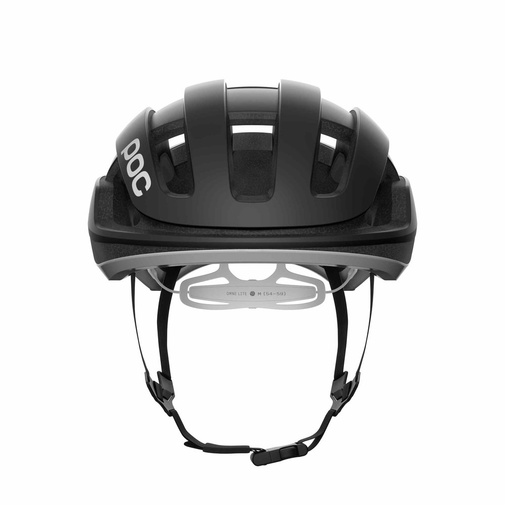 POC Omne Lite Gravel Helm Uranium Black Matt/Hydrogen White
