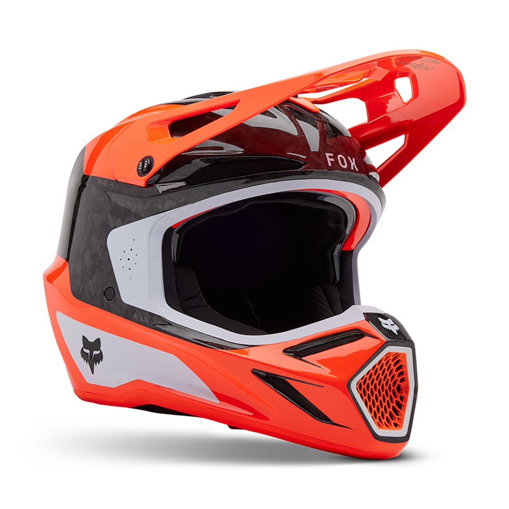 FOX V3 RS INFINITE Motocross Helm Neon Orange