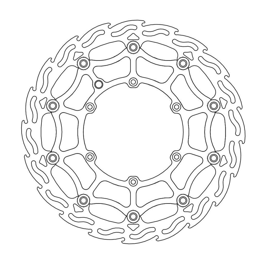 MOTO-MASTER Bremsscheibe Flame  Supermoto FR