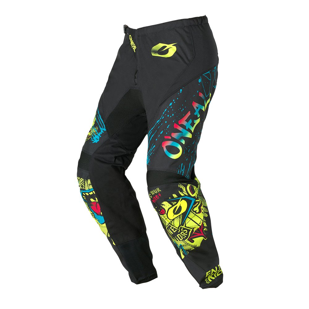 ONEAL Element Youth Kinder Hose Rancid schwarz/neon gelb