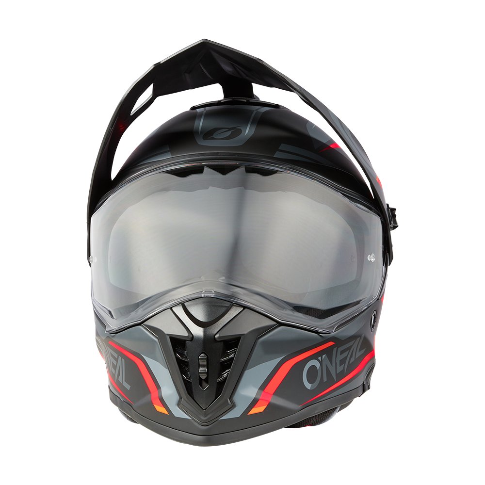 ONEAL A-SRS Motocross Helm Spike schwarz grau rot ONEAL A-SRS Motocross Helm Spike schwarz grau rot