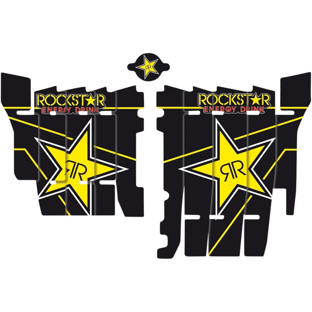 BLACKBIRD RACING Rockstar Kühlerschutz-Aufkleber CRF