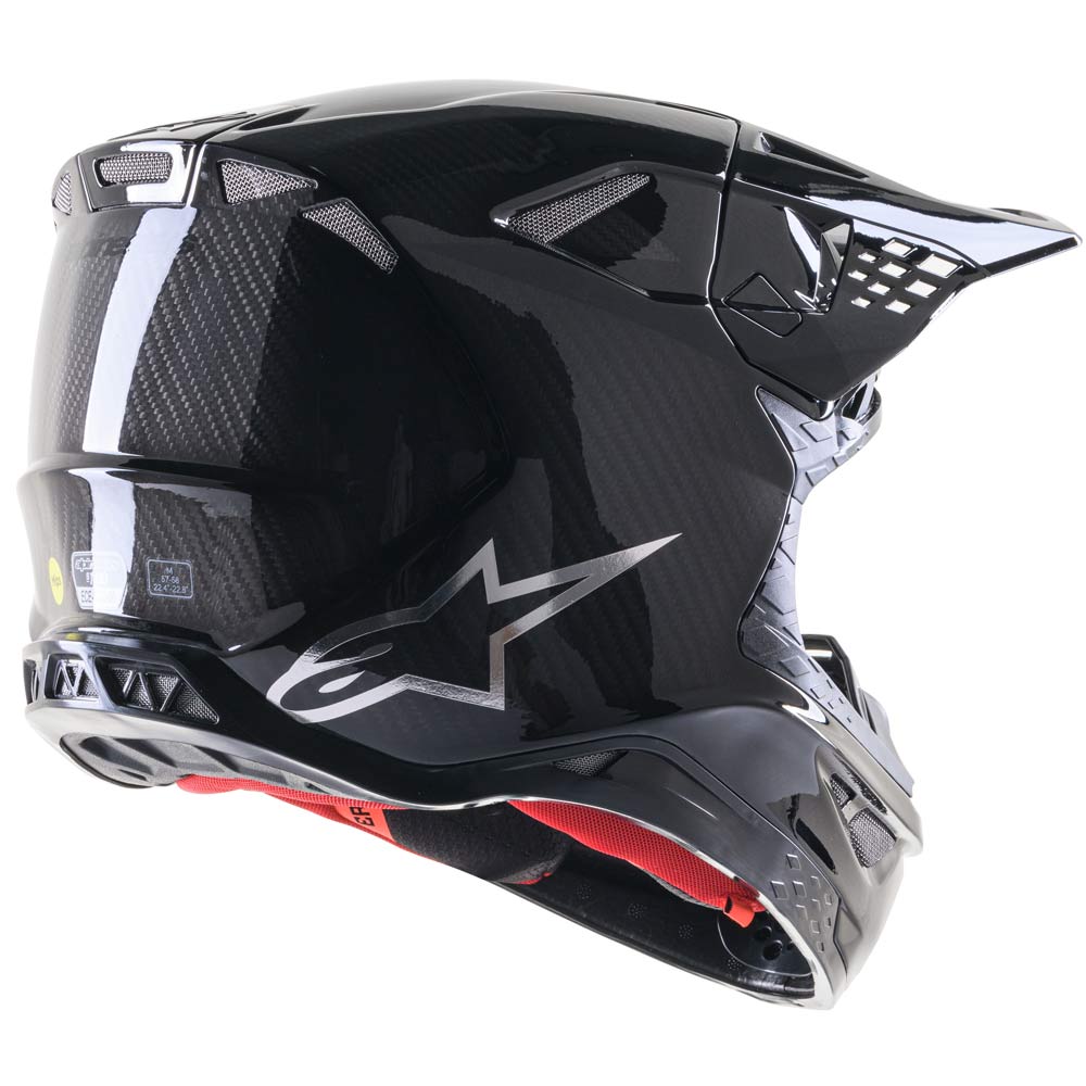 ALPINESTARS Supertech M10 Fame Motocross Helm carbon schwarz
