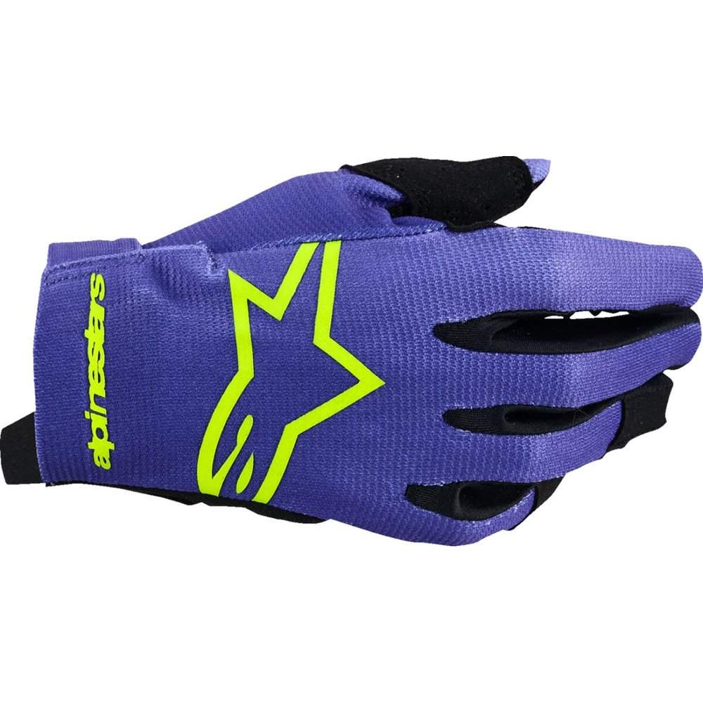 ALPINESTARS Radar Youth Kinder Handschuhe lila/gelb