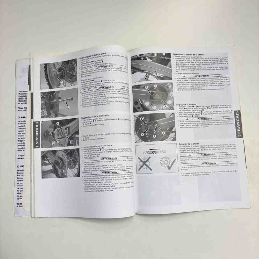 KTM 60/65 SX 2000 320583 Motorrad-Handbuch gebraucht