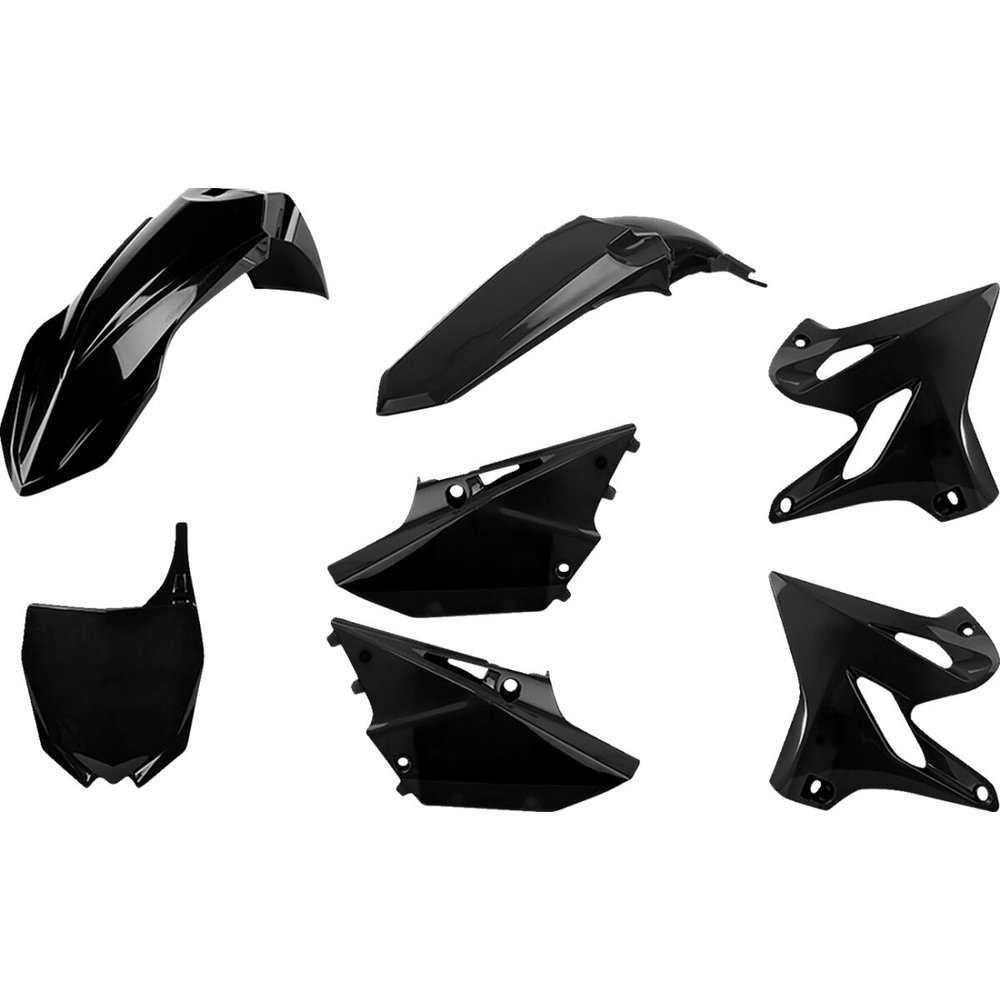 POLISPORT Komplettes Karosserie-Verkleidungs-Kit Yamaha YZ 125 250 15-21 schwarz