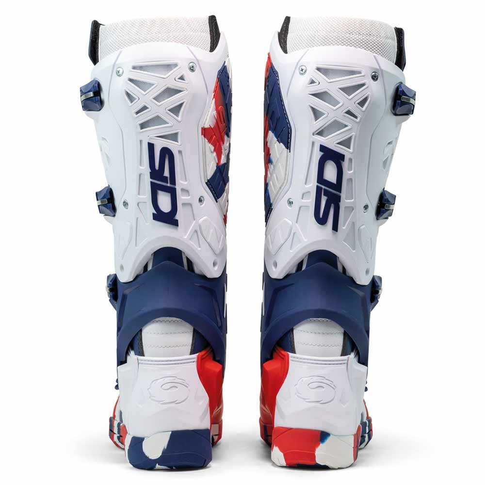 SIDI Crossfire X Motocross Stiefel weiss navy rot
