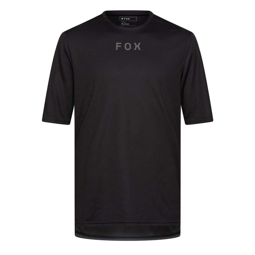 FOX RANGER MTB WORDMARK Jersey kurzärmlig Schwarz