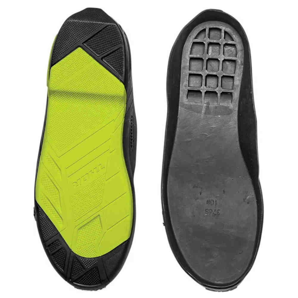 THOR Ersatz-Außensohlen Radial MX Stiefel schwarz neon gelb
