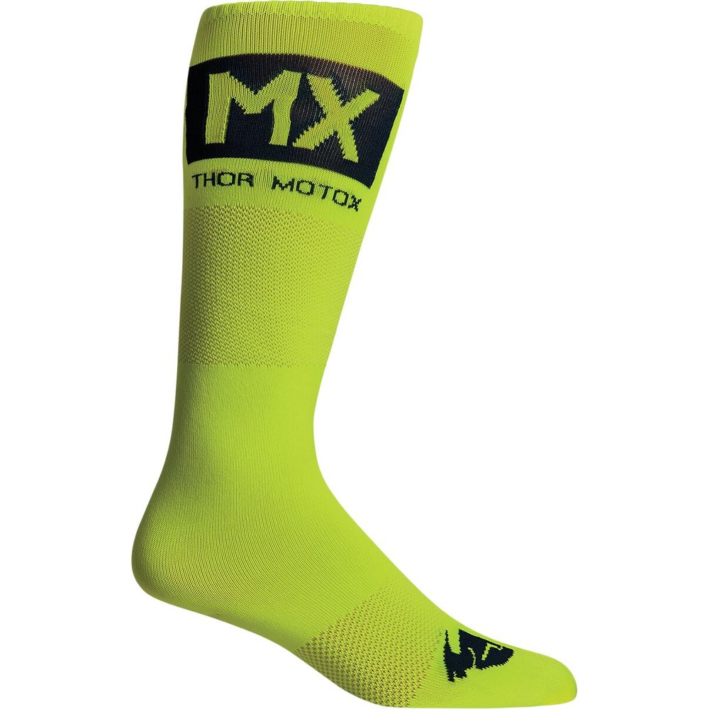 THOR Socken Mx Cool neon gelb midnight blau