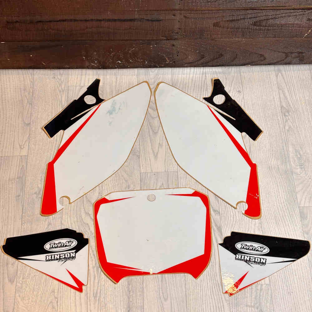 Dekor-Satz passend für Honda CR 250 2004 weiss rot