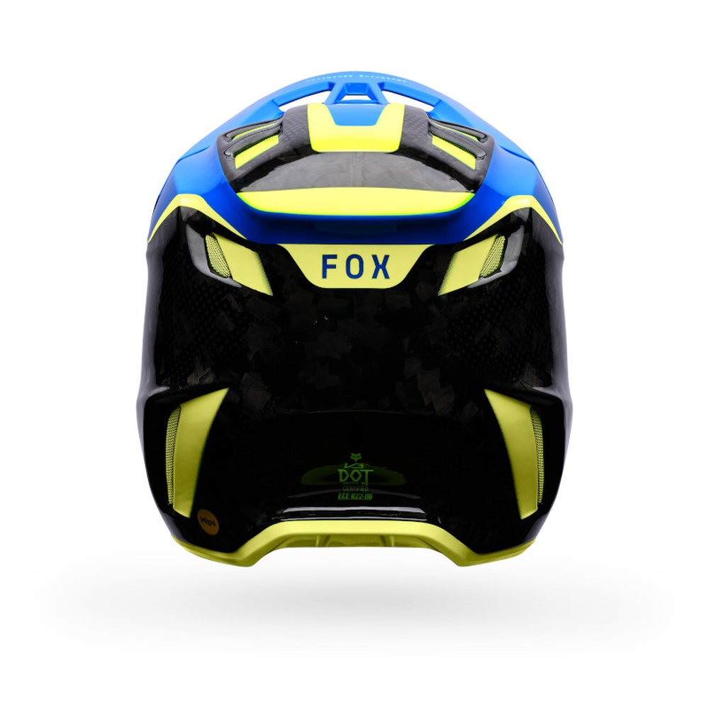 FOX V3 RS TACTILE Motocross Helm Blue Jewel