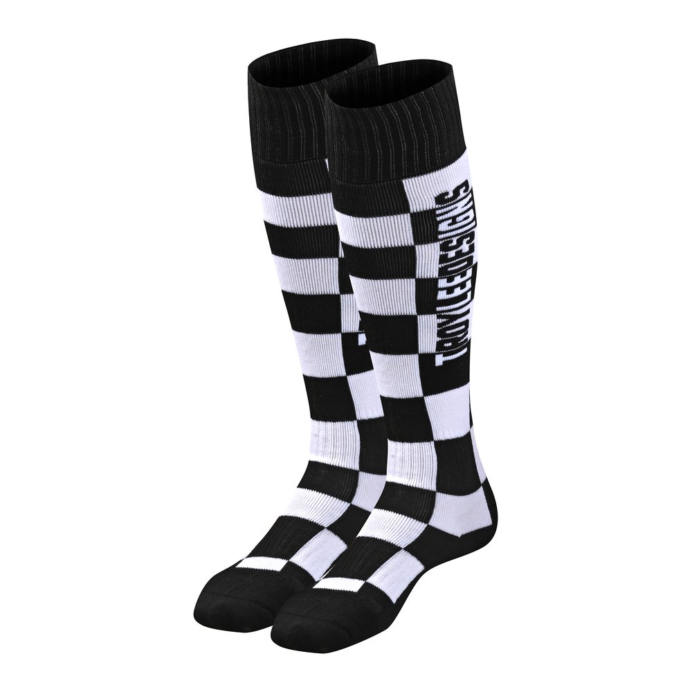 TROY LEE DESIGNS GP MX Coolmax Thick Socken Checkers schwarz